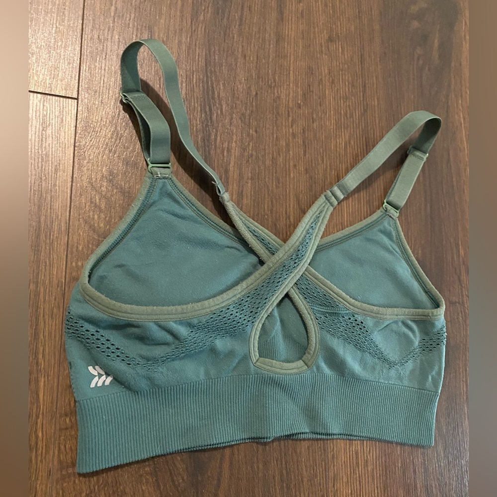 Women’s All In Motion Green Sportsbra XS - Picture 8 of 10